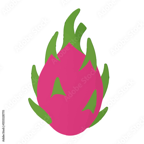 dragon fruit illustration vector on white background
Vector illustration icon fruits, vegetables on white background