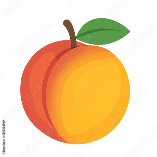 nectarine illustration vector on white background
Vector illustration icon fruits, vegetables on white background