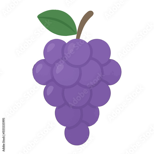 grapes illustration vector on white background
Vector illustration icon fruits, vegetables on white background