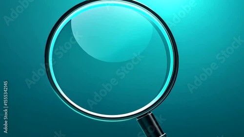 Magnifying Glass Rotating Animation