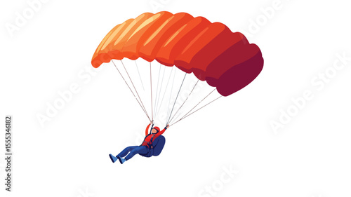Active Sky Jumper Parachute Backpack Flying Adventure