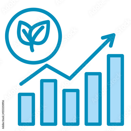 Green Metrics  Icon Element For Design