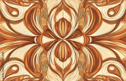 Indian, Scandinavian, Gypsy, and Mexican folk patterns are intertwined with Abstract Tribe Pattern, Ethnic Tribal Motifs, and Geometric Ikat Folklore Ornament to produce a vibrant print