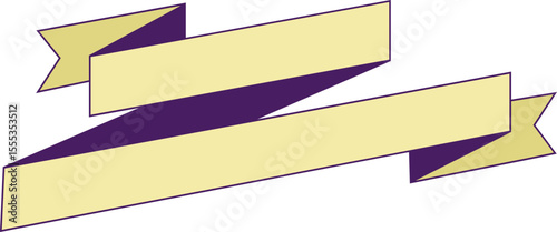 Ribbon with copy space