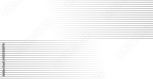 Dynamic Black and White Horizontal Lines: Abstract Geometric Design with Gradual Fade and Minimalist Aesthetics creating a Modern Graphic Element on a Clean Background