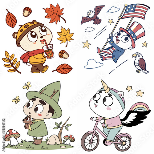High-Quality Shiro Crayon Shin-chans Illustrations in Various Styles – SVG Bundle