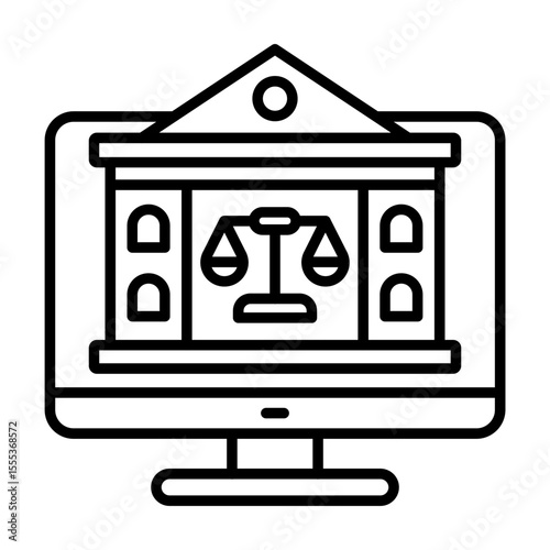 Online Court Icon