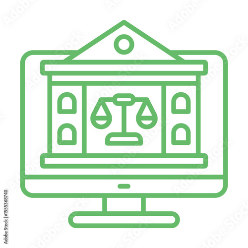 Online Court Icon