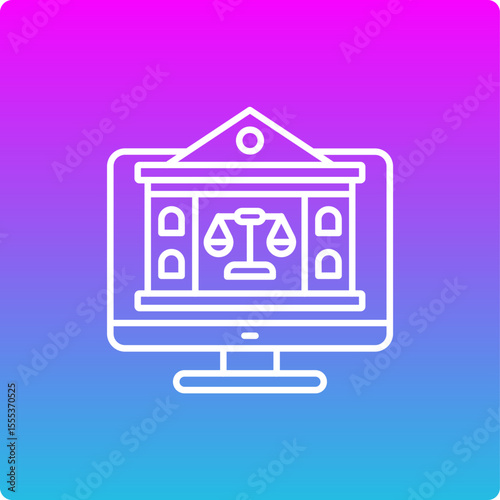 Online Court Icon