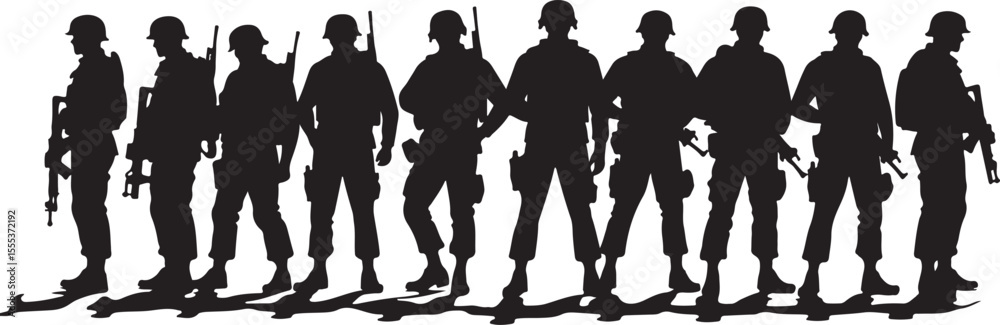 Soldier Silhouette Military Soldier Silhouette Military