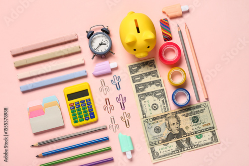 Different school stationery...