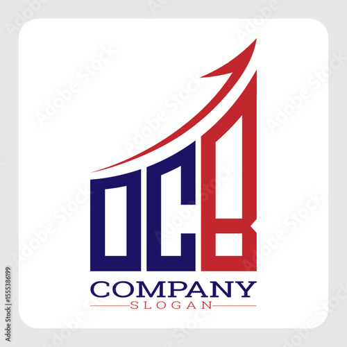 DCB logo design, DCB Company Logo Design Growth vector, DCB Upward Arrow Business Success Logo vector, DCB Corporate Branding Logo , DCB simple and modern logo, DCB business finance logo design, etc.