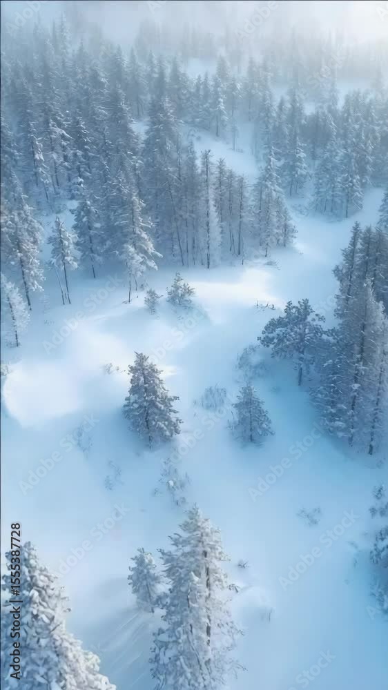 custom made wallpaper toronto digitalBeautiful winter scene of a forest blanketed in pristine white snow with evergreen trees standing tall.