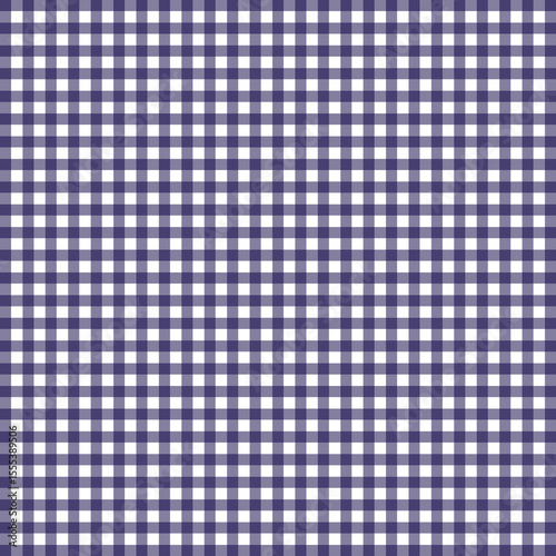 Classic Diagonal Navy Blue and White Gingham Seamless Pattern – Traditional Textile Background for Fabric, Wallpaper, and Decorative Design Projects