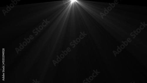 High quality stock footage of sun rays light effects, overlays or flare glow array isolated on black background, overlay light transition, effects sunlight,