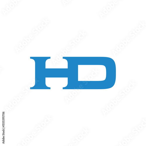 letter HD concept logo design vector template
