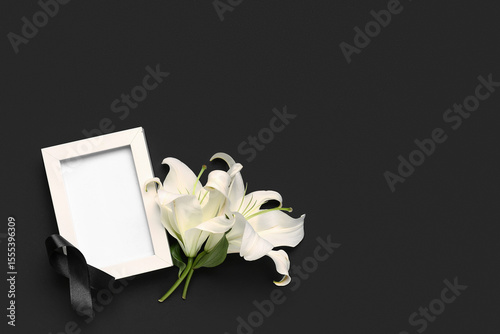 Beautiful lily flowers with...