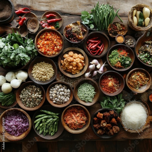 Colorful Organic Ingredients from Around the World