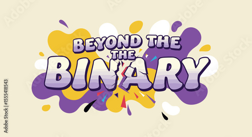 BEYOND THE BINARY - Colorful Digital Art for Gender Inclusivity and Expression