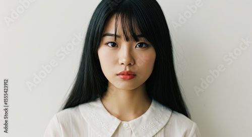Young Woman Portrait, Neutral Expression