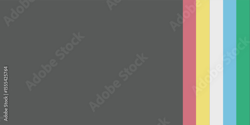 Disability pride flag. Color stripes representing a form of impairment