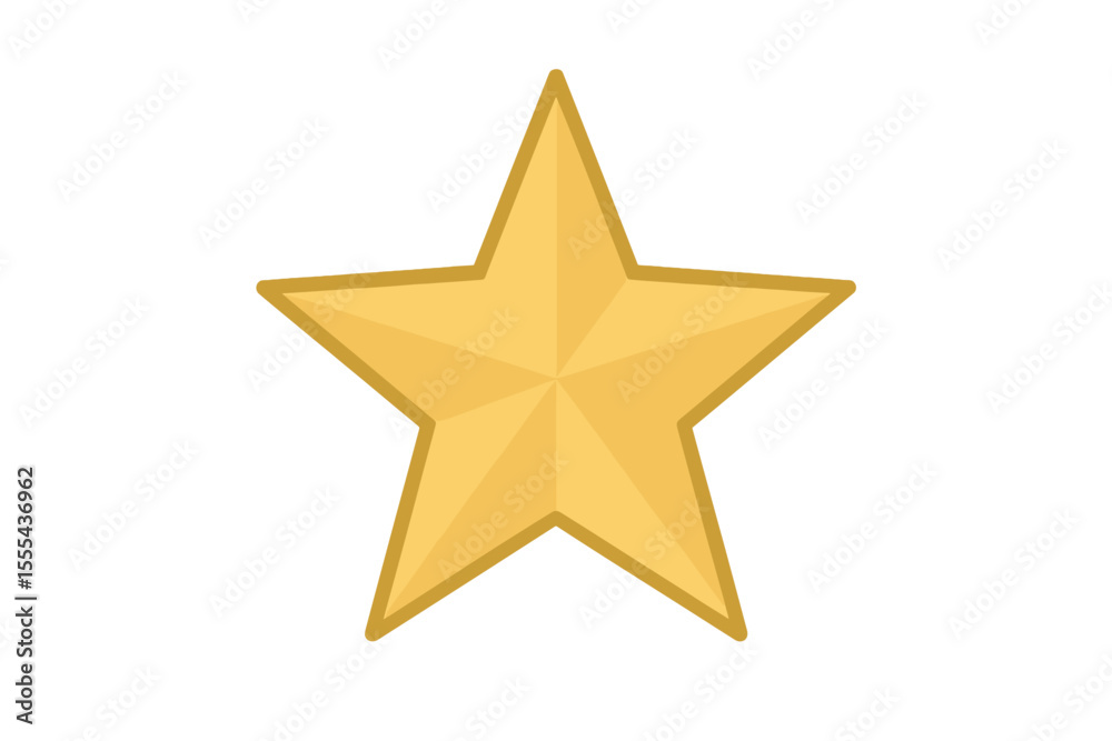 Obraz premium Shiny Gold Star Icon