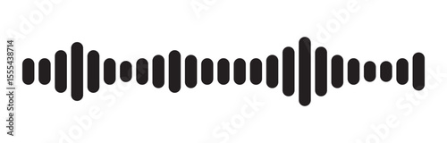 Soundbar wave for media interface or playback