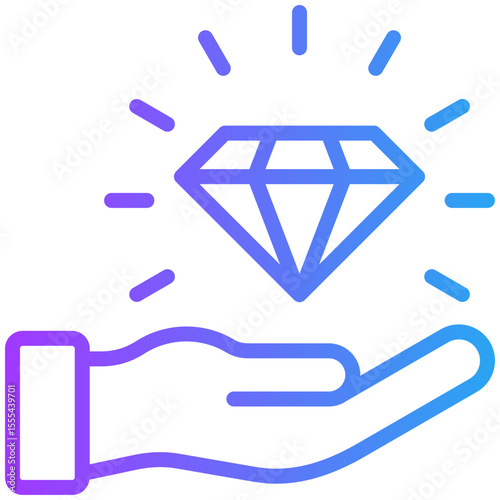 Benefits icon for accounting and finance business, website, application, printing, document, poster design, etc