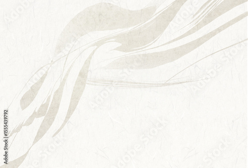 白色の和風和紙背景