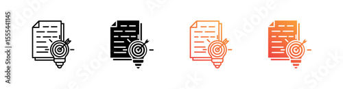 Defining Multiple Style Icon Set Vector 