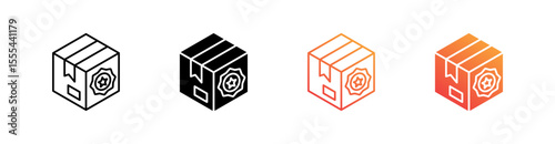 Product Multiple Style Icon Set Vector 