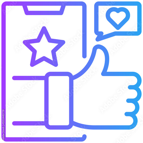 Social engagement icon for content carketing, business, website, application, printing, document, poster design, etc