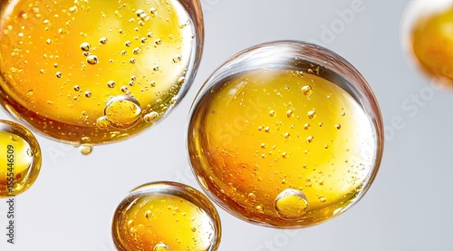 Golden Spheres of Purity and Brightness Abstract