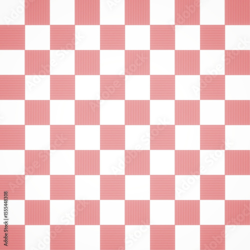 Pink and white checkered patterns combined with unique small stripes patterns, for wallpaper, fabric, wrapping paper and tablecloths.
