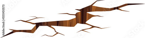 Cracked Ground Illustration