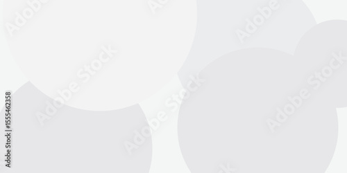 Minimalist Abstract Circles Background – Light Gray and White Design illustrator vektor eps10