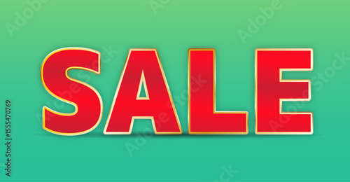 Red letters with gold border Editable_GREEN
