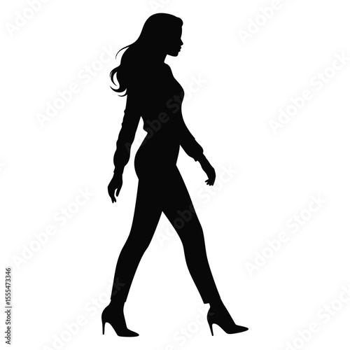 Elegant Woman Walking Silhouette: Fashion, Grace, and Modern Lifestyle

