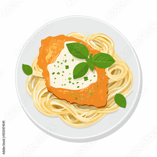 Delicious Chicken Parmesan with Spaghetti A Classic Italian Dish