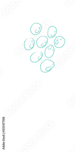 abstract background with bubbles