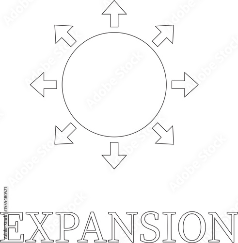 Growth line art icon.Containing performance, gain, improvement, grow, chart, increase, evolution and development icon.Increase and Decrease Line Icon.Vector illustration.
