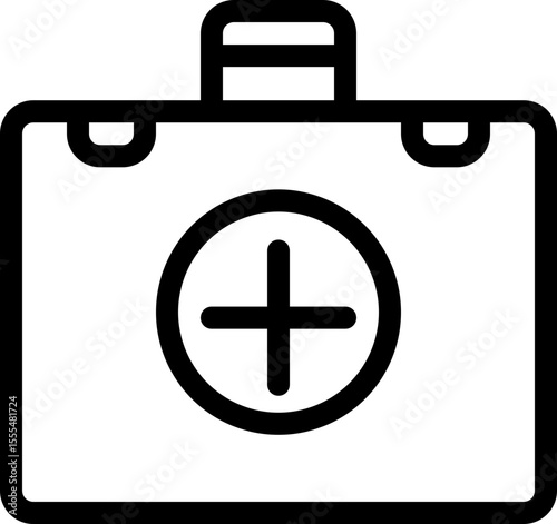 first aid kit Icon Illustration