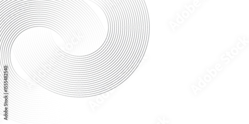 Abstract blue glowing geometric lines on dark blue background. Modern shiny blue circle lines pattern. Futuristic technology concept. Suit for cover, poster, banner, brochure, header, website. eps 10