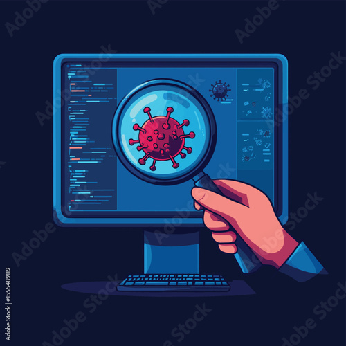 Computer virus concept