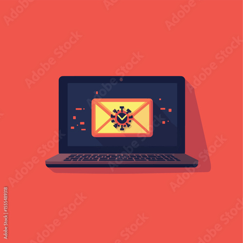 Email virus detection icon
