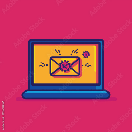 Email virus detection icon