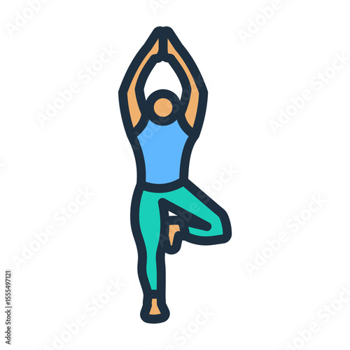 Tree Pose Icon