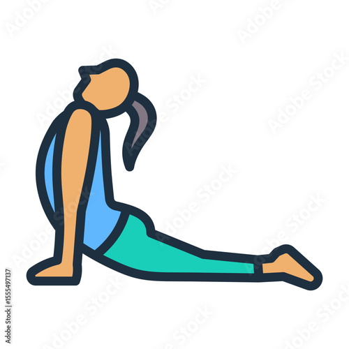 Cobra Pose Icon