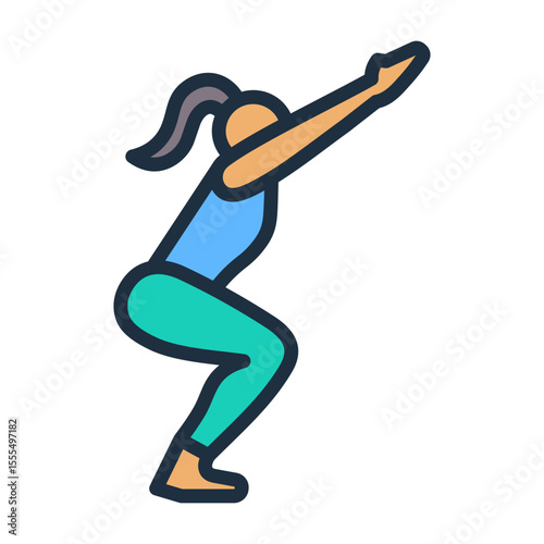 Chair Pose Icon
