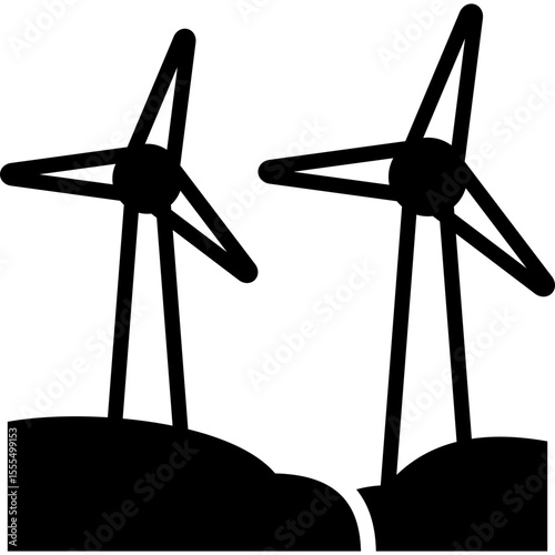 Wind Turbine Icon